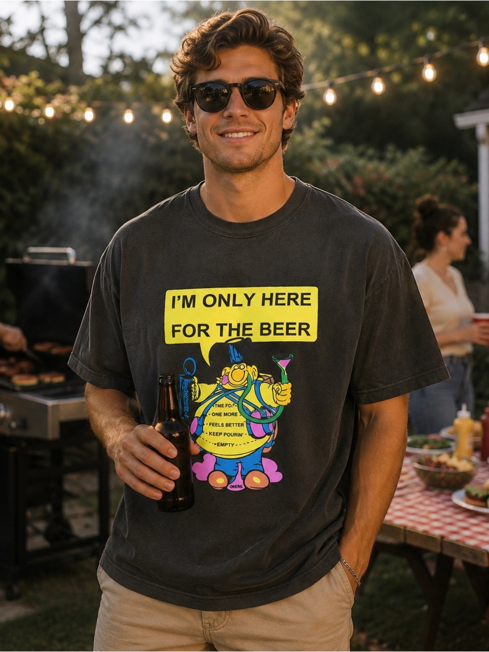 Graphic T-Shirt | Size 2X | Fun Beer Theme